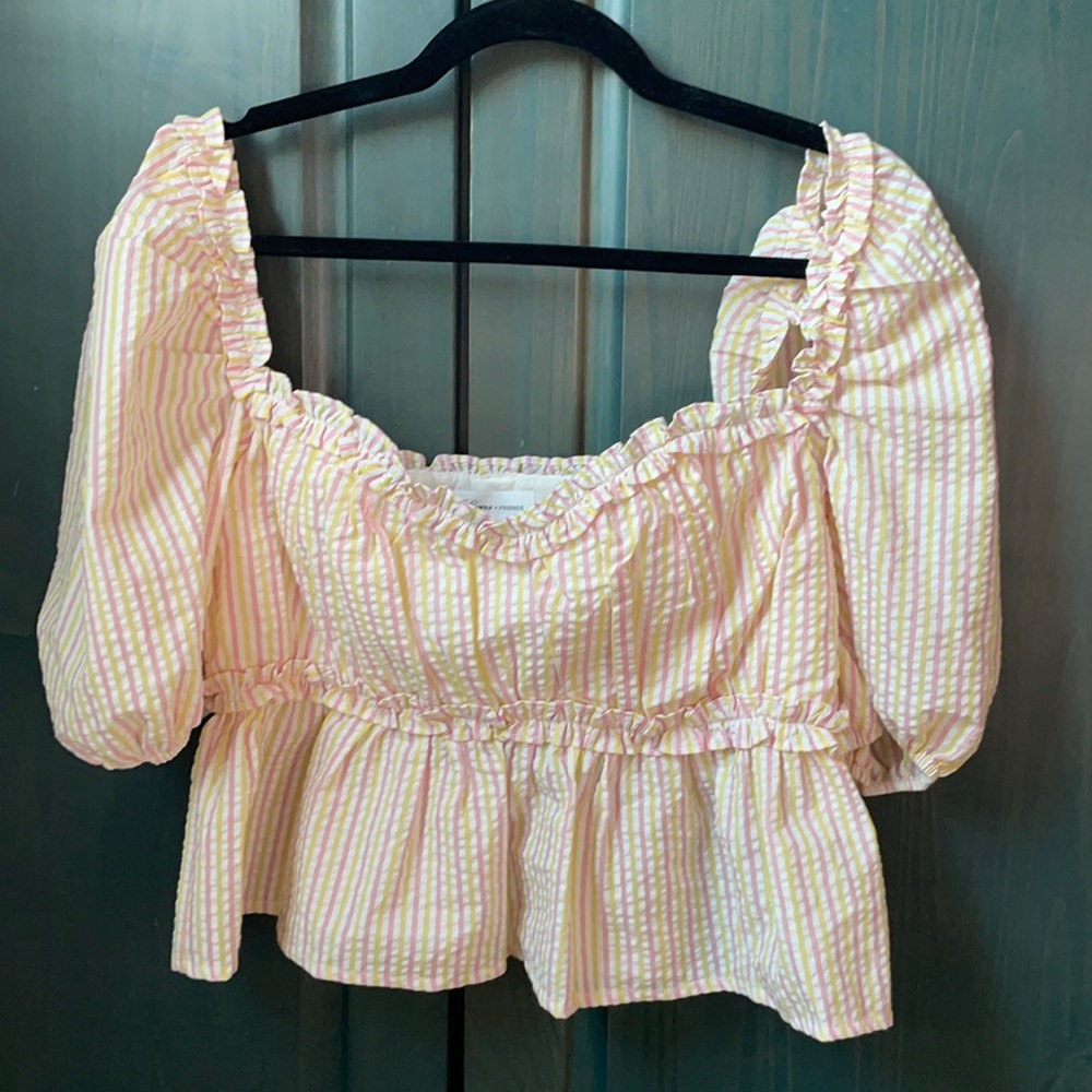 Jemma Top Strawberry Lemonade M